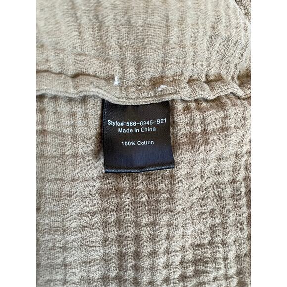Jenni Kayne Playa Pajama Top, Hazel Taupe Brown, XXL - Picture 4 of 4